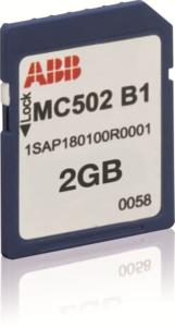 ABB MC502  1SAP180100R0001 AC500 SD Memory Card Distributed Automation PLCs