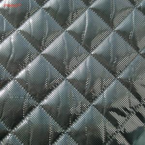 F6027 polyester termo quilting fabric with omni-heat fanction