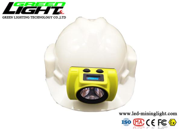 Cheap 18000LUX 6.8Ah Rechargeable Mining Cap Lamps IP68 385LUM for sale