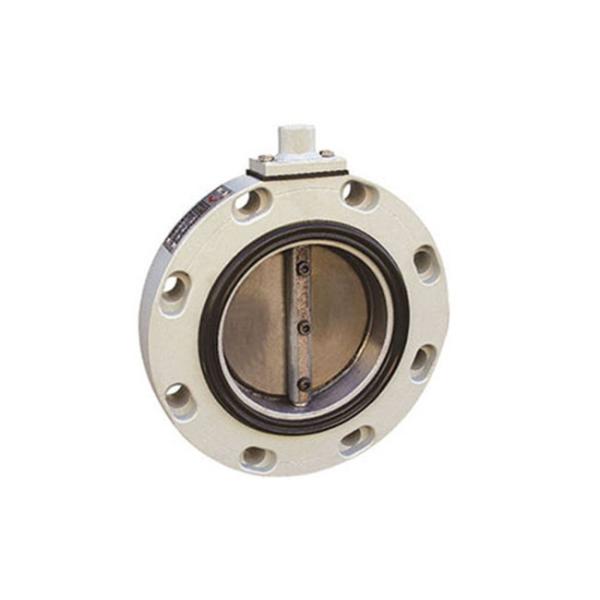 Stainless Steel Vacuum Eccentric Butterfly Valve 300mm Round With Lock