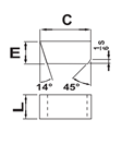 A40 A50 Tungsten Brazing Carbide Tips