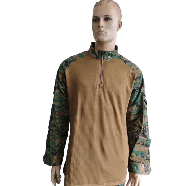 tactical Style Camouflage Combat Suit Training Top Breathable Training Camouflage Clothing