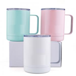 Best 10oz Stainless Steel Coffee Cups With Lids , Coffee Insulated Mug OEM Welcomed wholesale