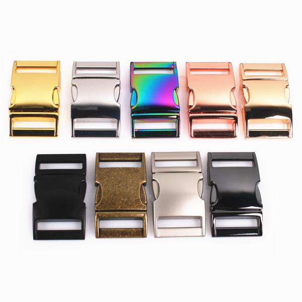 Premium Metal Buckle Pet Accessories Hardware Dog Collar Adjustable Slide Hook Metal Buckle