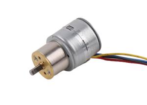China 4 Wire Dual Output Shaft Motor 20mm High Torque Geared DC Motor With Cylinder Gearbox on sale