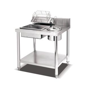 China Restaurant Kitchen Equipment Manual Breading Table / KFC Wrapping Powder Table on sale