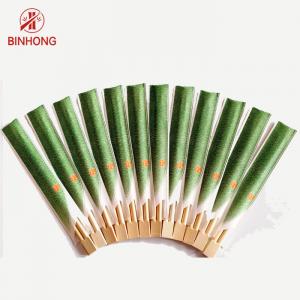Best Japanese Disposable Round Bamboo Chopsticks Compostable Custom Logo 18cm wholesale