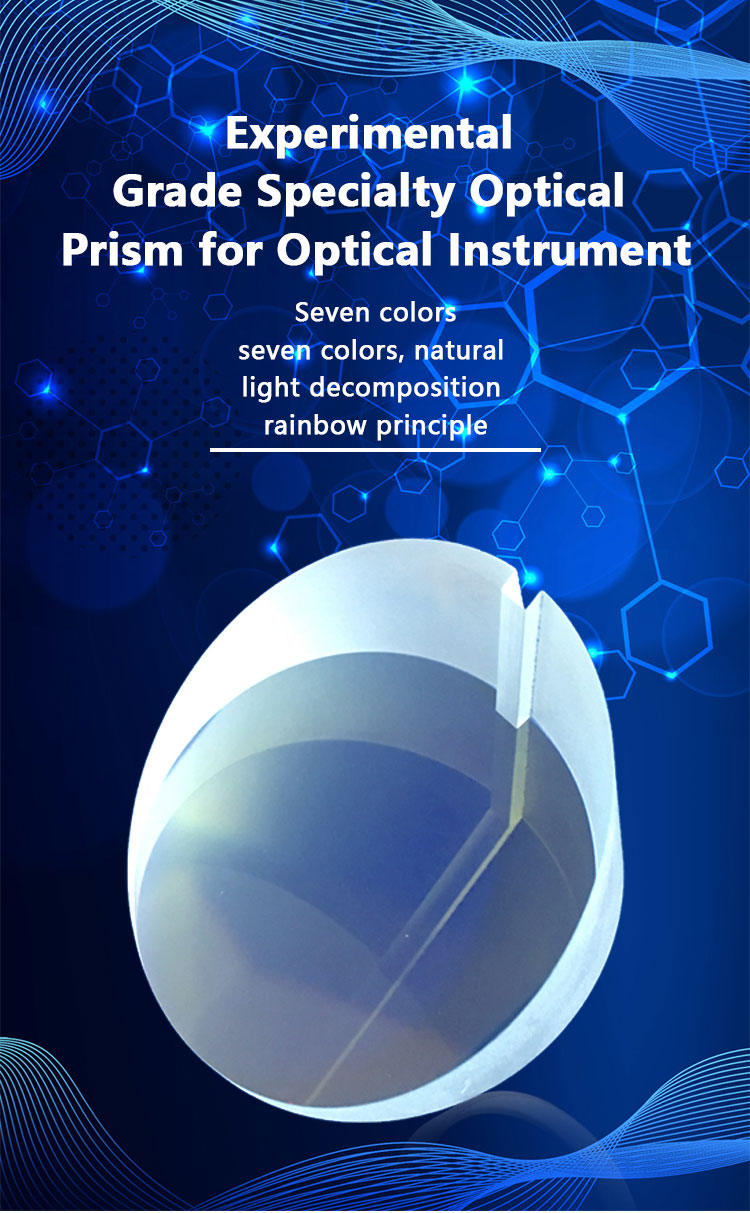 Quartz Equilateral Dispersing Triangular Glass Prism BK7
