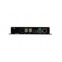 China 1 Reverse RS485 Data Hd Sdi To Fiber Optic Converter With 1-Ch Forward Audio for sale