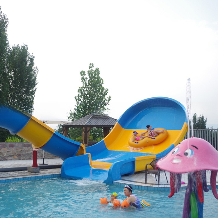 Small Speaker Water Slide Tornado Fiberglass Slide for Park
