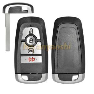 Best Ford 4Buttons Smart Key Shell with Emergency Key Insert wholesale