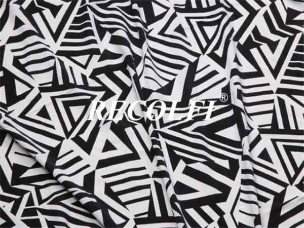 Cheap Simple Stripe Design Print Women'S Activewear Fabric Eco Friendly Nylon Material for sale