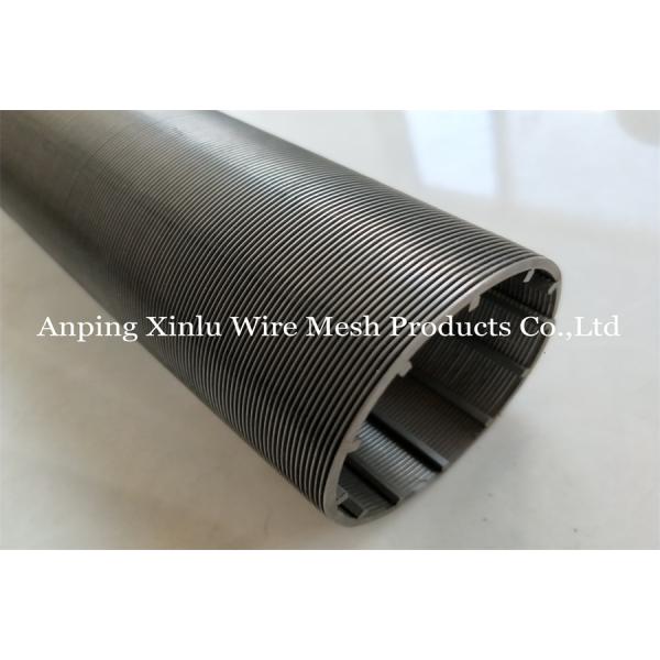 Stainless Steel Reversed Wedge Wire Screen Pipe V Profile Wrapped