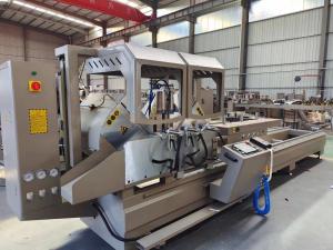 China 6000mm CNC Double Head Mitre Saw 45 Degree Upvc Window Frame Cutting Machine on sale