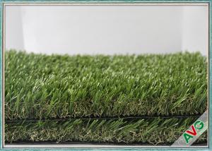 Fake Grass Carpet Outdoor Artificial Grass For Residential Yards / Play Area