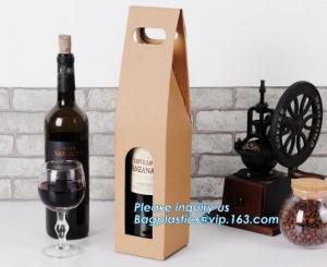 Best Wine Packing Kraft Paper Bag with Twist Handle,Eco-friendly cmyk gold color custom printing paper wine gift bag bagease wholesale
