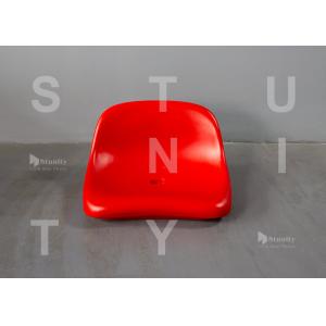 Smooth Uniform HDPE Blow Molded Stadium Seats With Backs