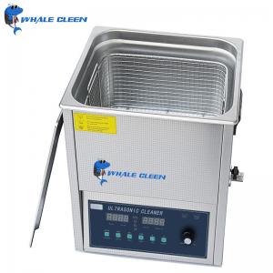 China Blue Whale 15L Electronics Ultrasonic Cleaner 20-80C Adjustable Concave Surface on sale