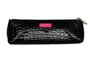 Best Women Crocodile Leather Clutch Handbag Makeup Brush Jewelry Bag Travel Storage Case wholesale