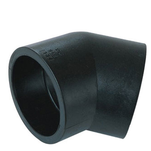 PE100 PN16 SDR11 HDPE Socket Fusion Fittings 45 Degree Elbow CE Certificated