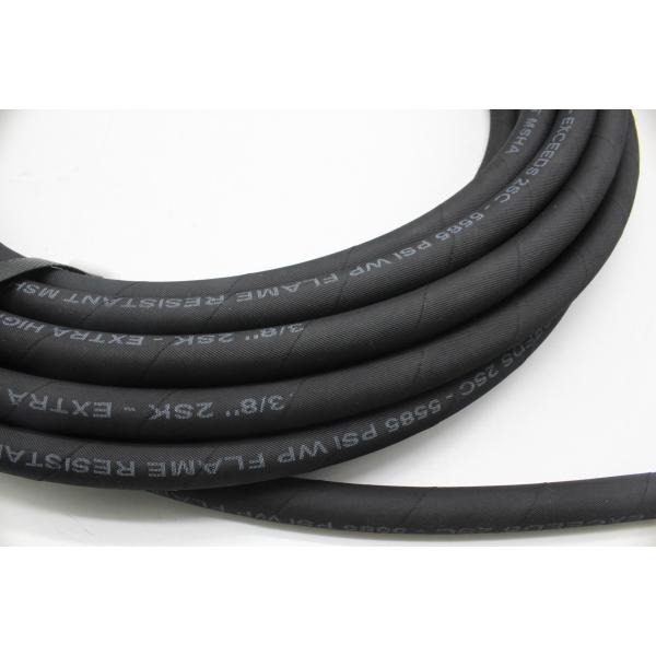 3/8" Two Wire Braid 2SK High Pressure Hydraulic Hose MSHA Approved