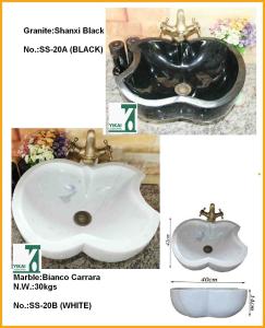 Natural Stone Granite Sink Basin for Bathroom