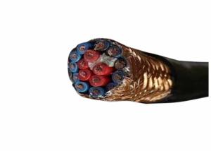 China Black Pvc Multicore Cable Size 0.75-6 WIth PVC Sheath Braided Shield on sale