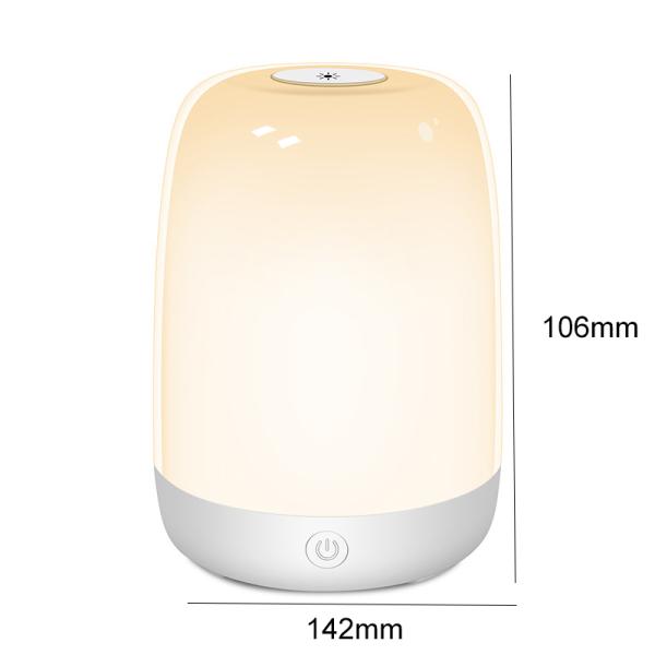 1.2W DC5V Rechargeable Nursery Night Light With Dimmable RGB