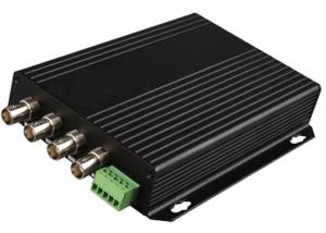 Best 4CH Digital Fiber CCTV Analog Video Converter RS485 Data NTSC / PAL wholesale