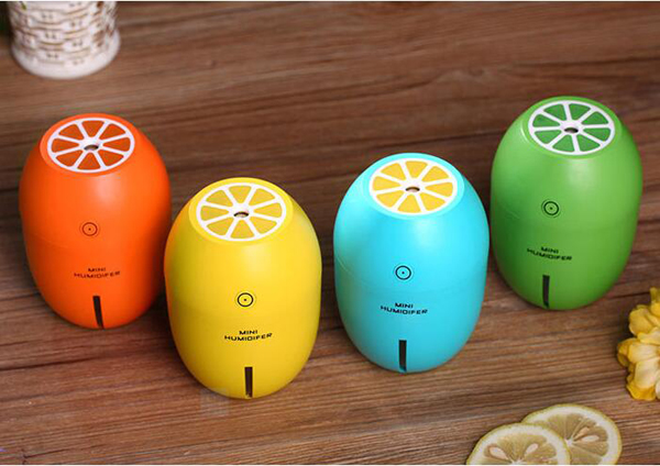 180ml USB Charge 4 Hours Auto Shut-off Car Lemon Mini Air Cool Mist Humidifier