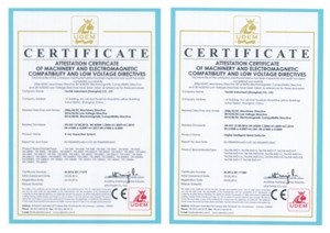 BAOJI TOPTECH INDUSTRIAL CO.,LTD. Certifications