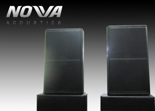 Cheap Indoor Two Way Nightclub Speaker Systems Powerful With Textured Finish for sale
