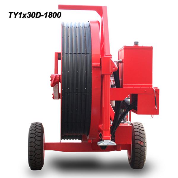 Cable Stringing Equipment TY1x30D-1800 Hydraulic Tensioner With Diesel Engine