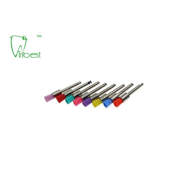 Teeth Polishing Brush Nylon Brush Pencil Flat Dental Polishing Kit