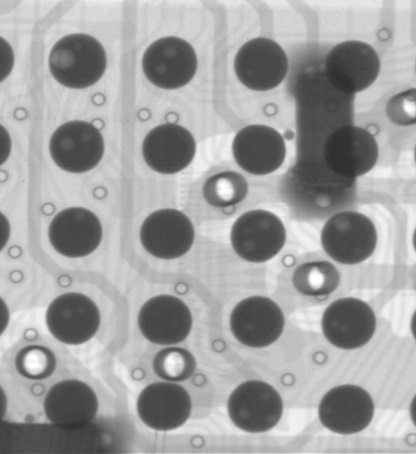 BGA solder voids inspection example