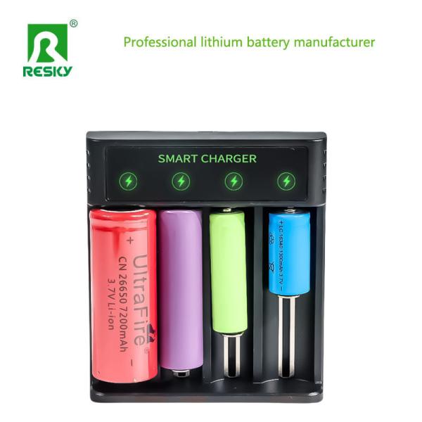 Cheap 4 Slots 18650 Battery Charger Rechargeable 4.2V 2A For Li-ion Battery Ni-MH Ni-CD for sale