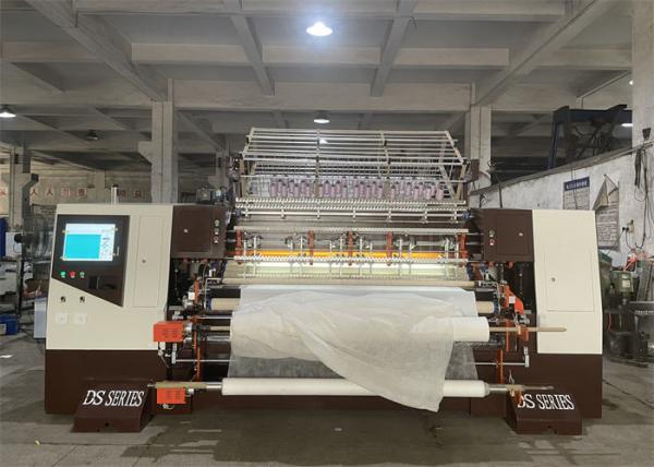 Cheap 3 Needle Bar 1400 RPM Industrial High Speed Quilting Machine for sale