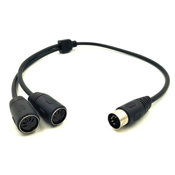 Durable DIN Power Cable Custom Length With High Efficient Signal Transfer