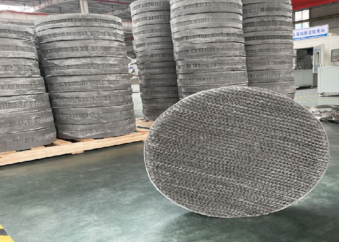 Compact Metal Structure Packing Module Low Pressure Drop High Capacity