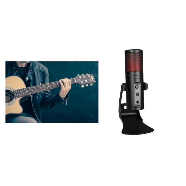 Cheap 98dB SNR Laptop USB Desktop Microphone With Mute Button for sale