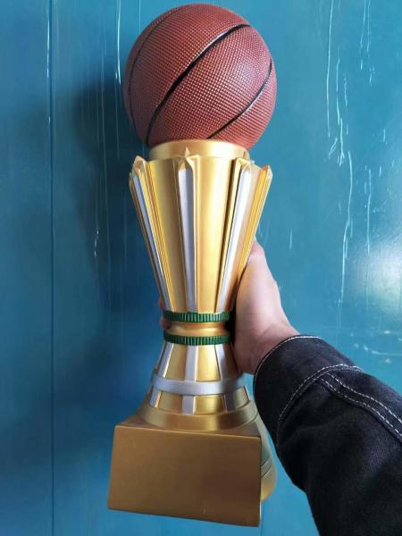 Cheap Sports Competition Resin Trophy With Customize Logo for sale