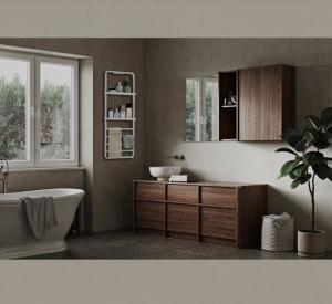 Best 600mm Small Bathroom Storage Table Modern SGS Dressing And Washing Basin wholesale