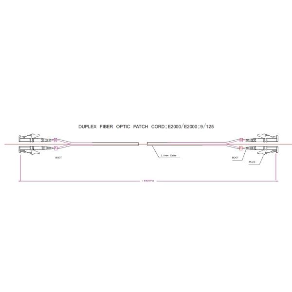 Singlemode Fiber Optic Patch Cables , Fiber Duplex Network Optical Patch Panel