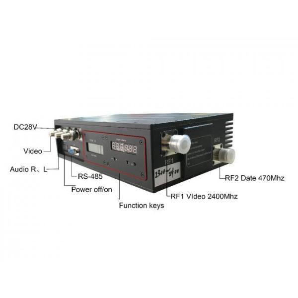 COFDM Military 10 Watt Wireless AV Sender Remote Control