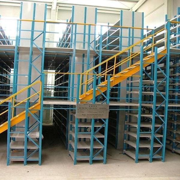 Heavy Duty Mesh Multi Tier Mezzanine , Warehouse Racking Mezzanine