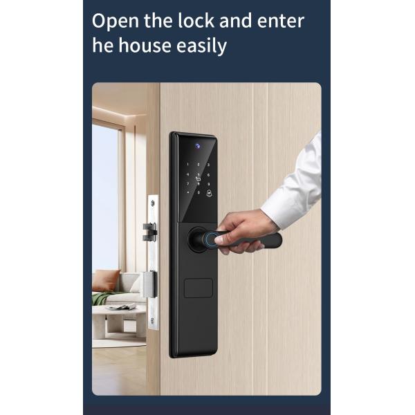 Handle Smart Door Lock 6068mortise Fingerprint Camera Lock