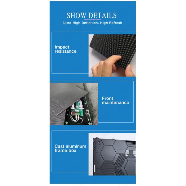 Indoor Tv 4k Pixel P2 LED Video Wall Display Novastar Running System LED Screen Module