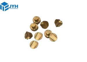 China Precision Custom CNC Turning Metal Brass Machining Parts Services With Anodizing Polishing on sale