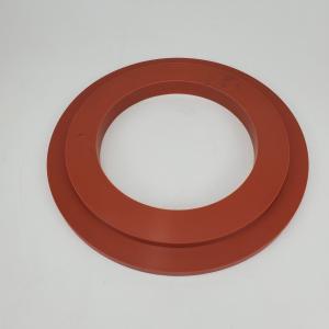 China Anti Dust Cushioning Rubber Silicone Gasket Brown Colored O Type on sale