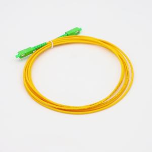 OEM Single Mode 3.0mm Sc Apc To Sc Apc Patch Cords